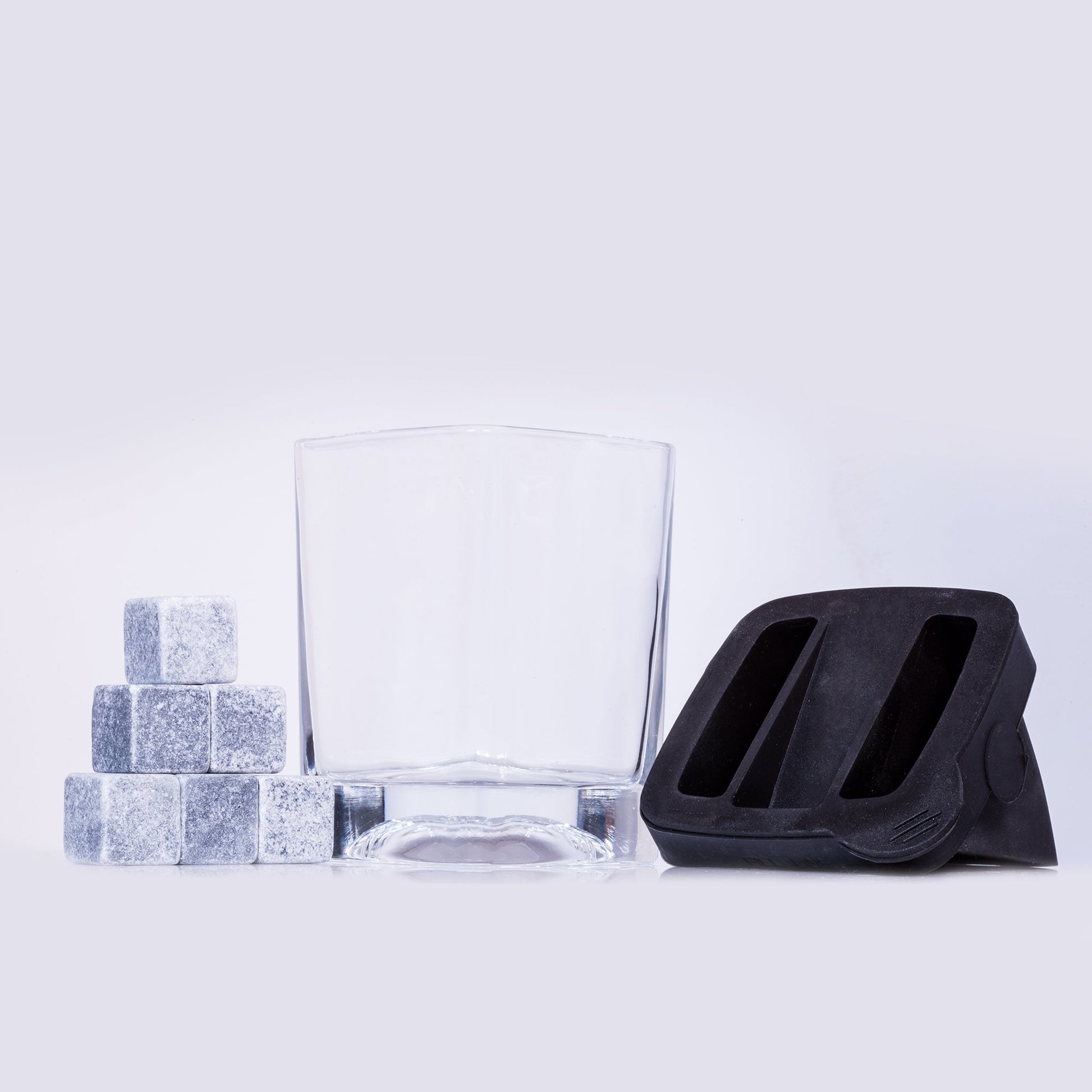 Dallas Whiskeys Dárková Sklenice s formou na led a 6 kamennými kostkami do Whiskey 2 