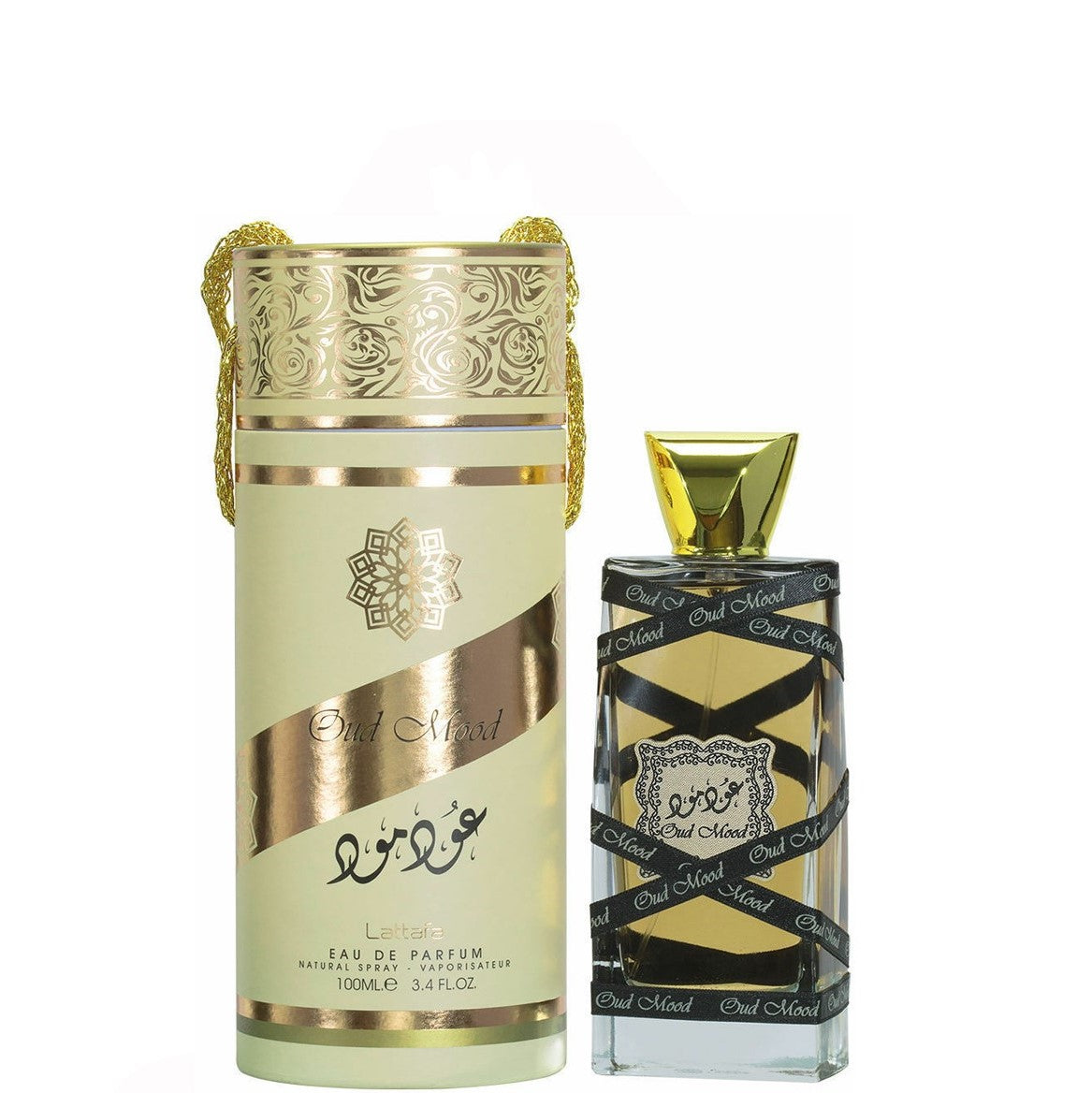 100 ml Eau de Parfum Oud Mood Gold Orientální Citrusová Kořeněná Vůně pro Muže a Ženy 1 