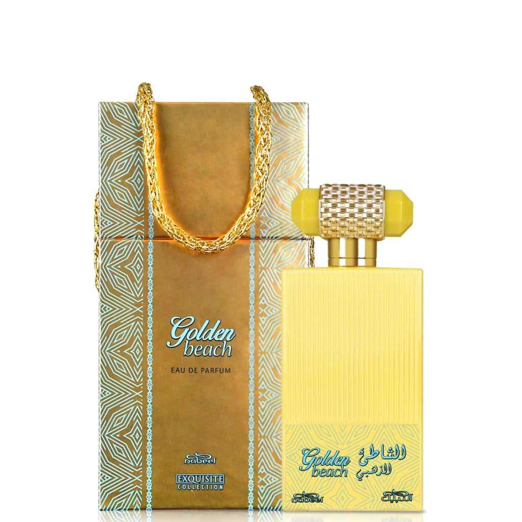 100 ml Eau De Parfum Golden Beach Břečťanová-Vanilková Vůně pro Muže a Ženy