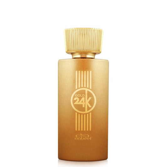 100 ml Eau de Parfum 24K Gold Květinová-Ovocná-Dřevitá Vůně pro Muže a Ženy