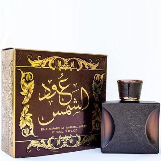 100 ml Eau de Parfume Oud Al Shams Perfume Orientální Kořeněná Vůně pro Muže