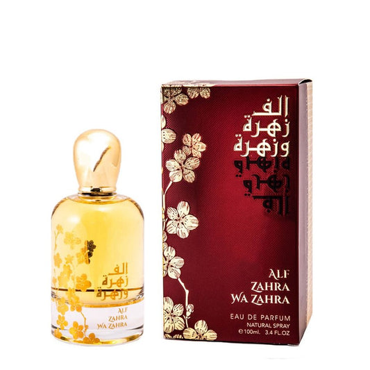 100 ml Eau de Perfume Alf Zahra Wa Zahra Kořeněná Santalová a Pižmová vůně pro Ženy