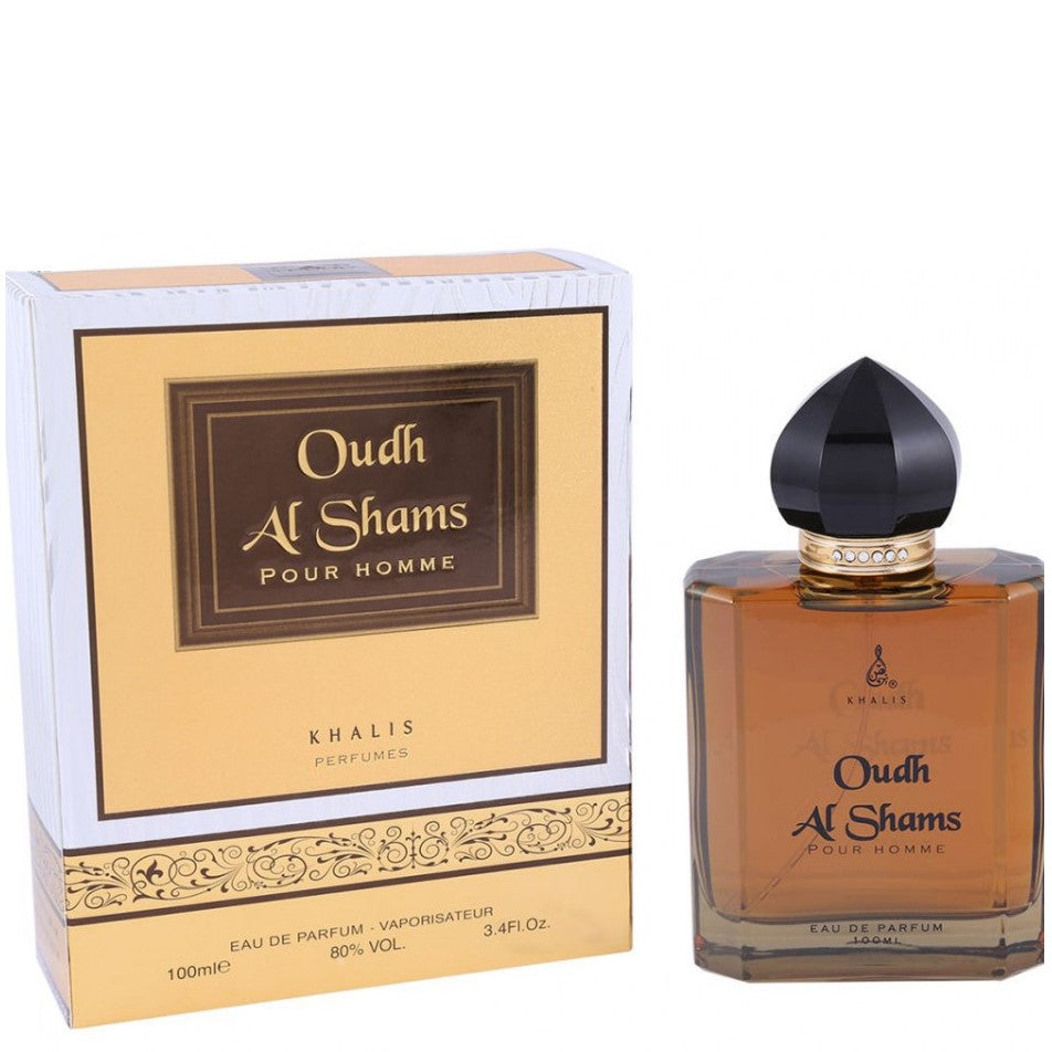 100 ml Eau de Perfume Oudh Al Shams Kořeněná Dřevitá Oudová vůně pro Muže 3 