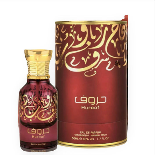 50 ml Eau de Perfume Huroof Kořeněná Oudová vůně pro Muže