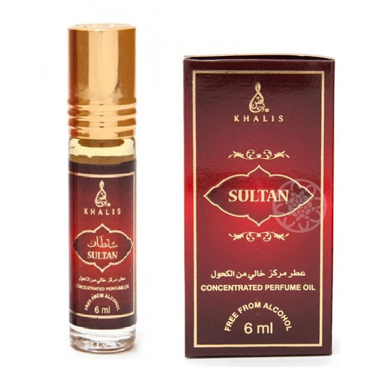 6 ml Parfémový olej Sultan pižmová, jantarová vůně