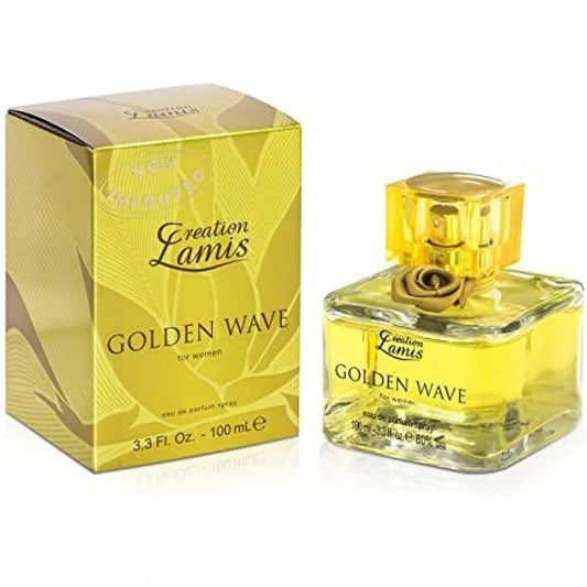 96 ml Eau de Perfume GOLDEN WAVE Ovocná Květinová Vůně pro Ženy