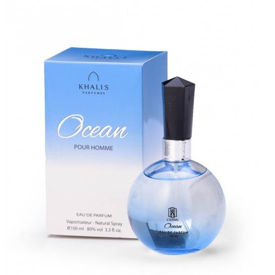 100 ml Eau de Perfume OCEAN Citrusová Oudová Vůně pro Muže