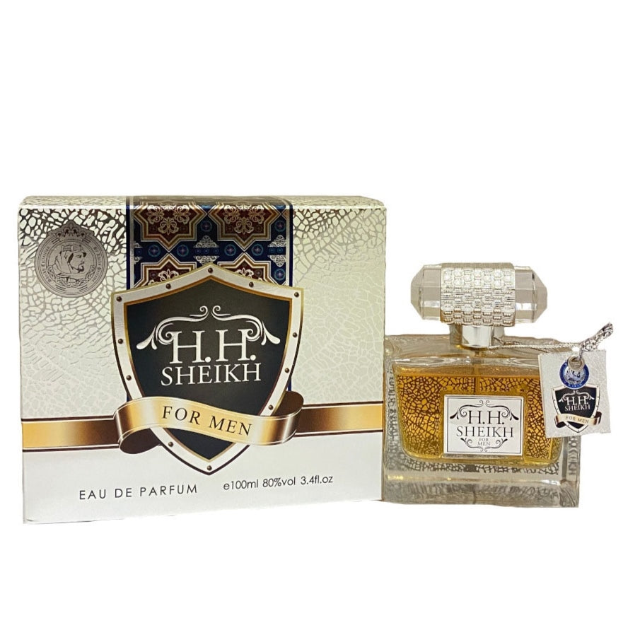 100 ml Eau de Perfume H H SHEIKH MEN Dřevitá Pižmová Vůně pro Muže 1 