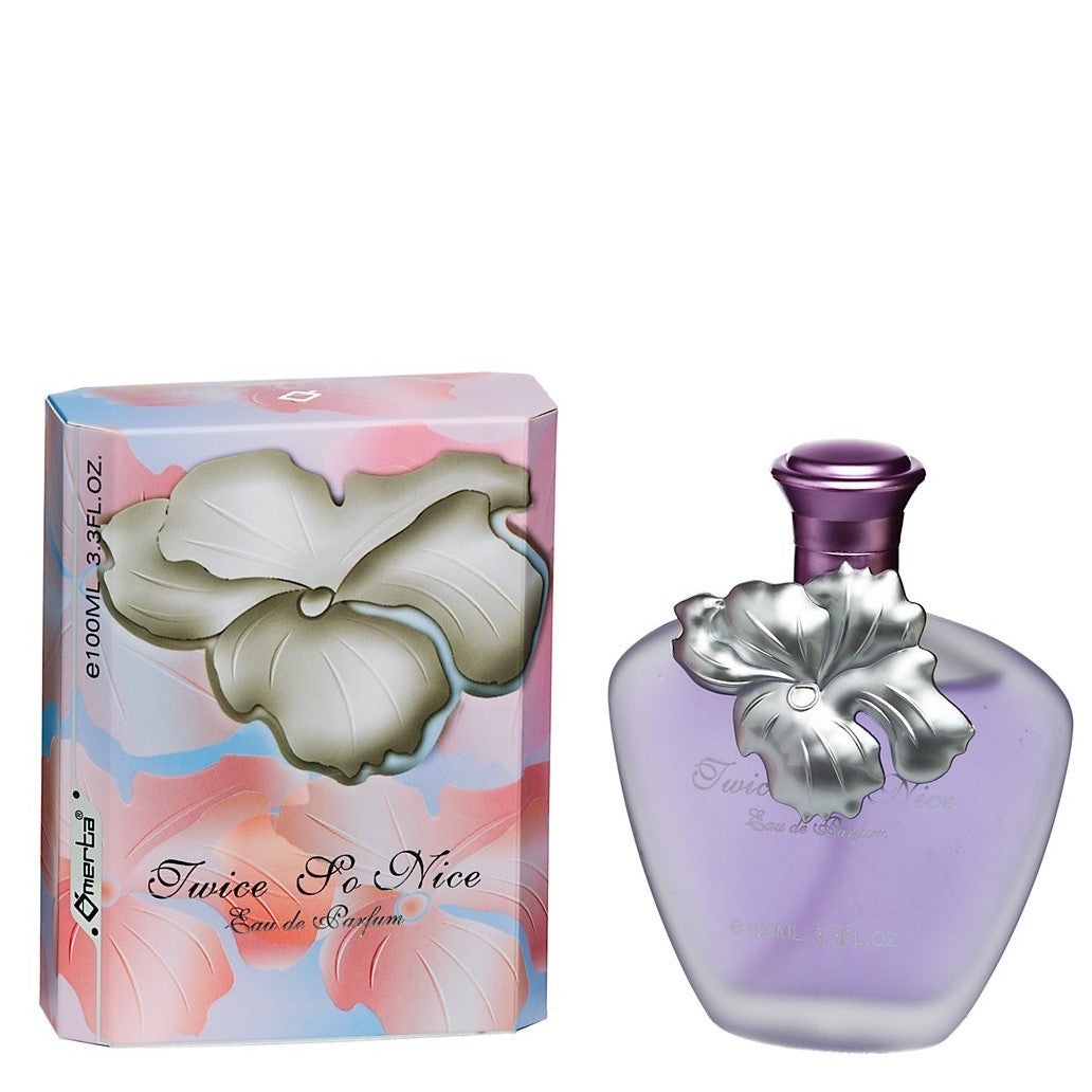 100 ml Eau de Parfume "TWICE SO NICE" Květinově Dřevitá Vůně pro Ženy, s 6% obsahem esenciálních olejů 1 