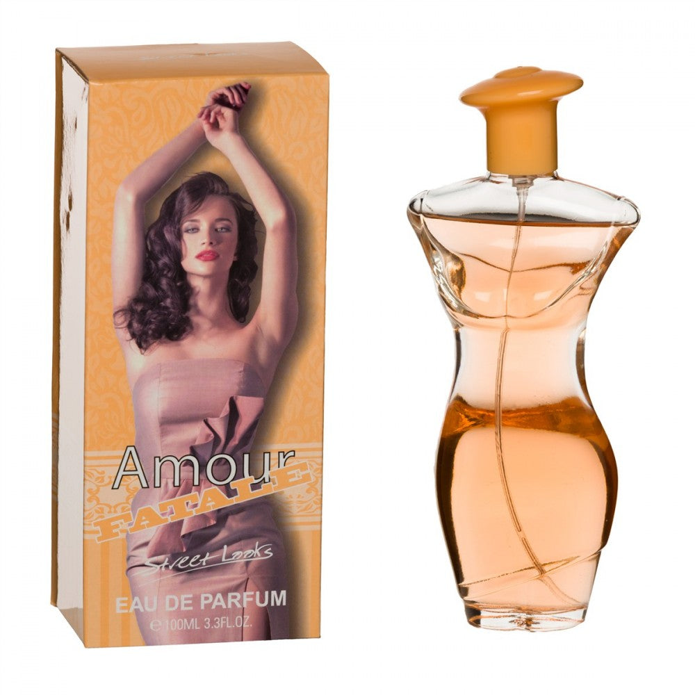 101 ml Eau de Parfum "AMOUR FATALE" Orientální Květinová Vůně pro Ženy, s 2% obsahem esenciálních olejů