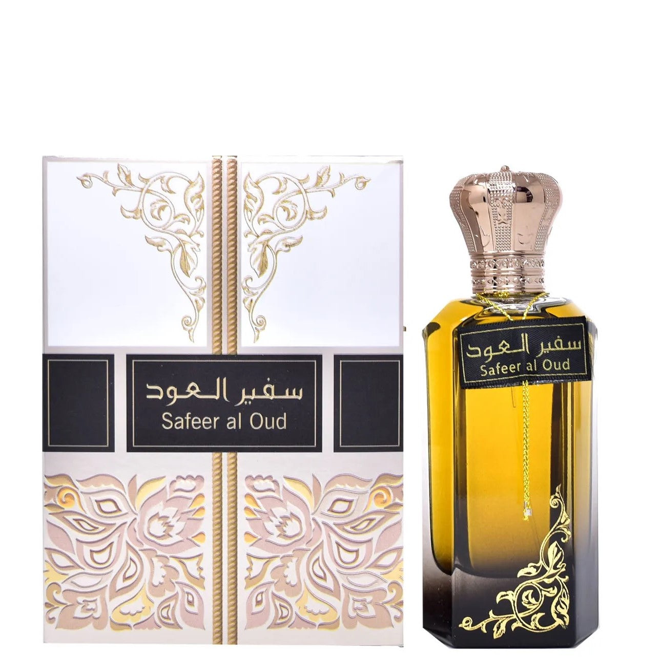 100 ml Eau de Perfume Safeer Al Oud Kořeněná Pižmová Vůně pro Muže a Ženy
