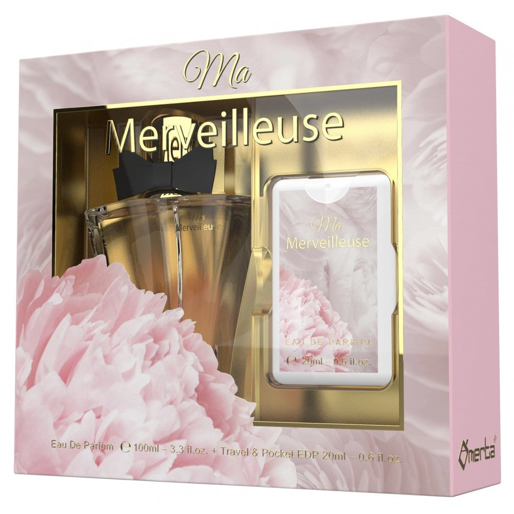 100 ml + 20 ml Eau de Perfume "MA MERVEILLEUSE" Orientální - Květinová Vůně pro Ženy 1 