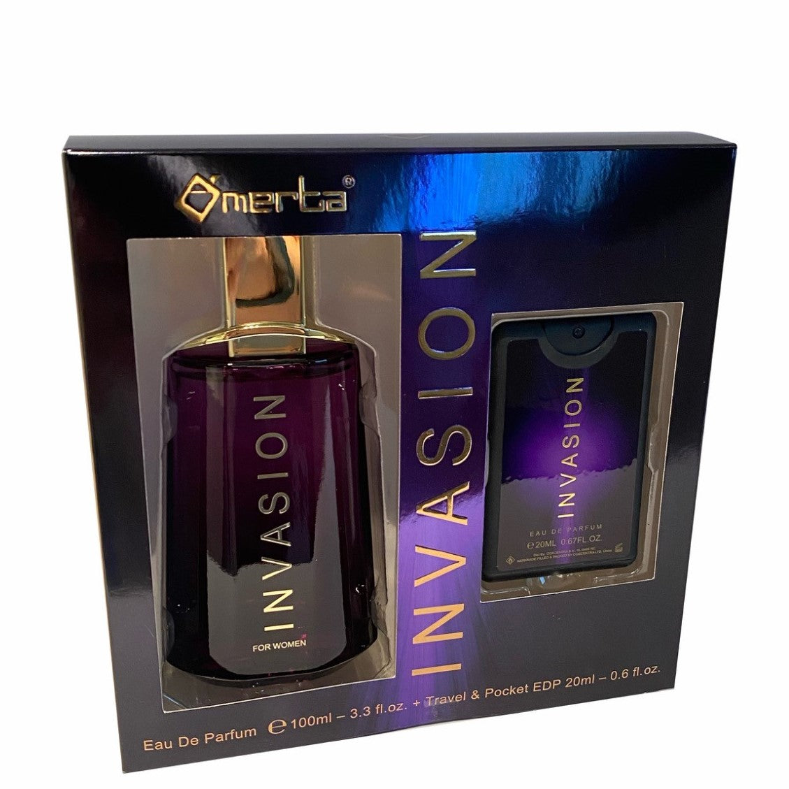 100 ml + 20 ml Eau de Perfume "INVASION" Květinová Vůně pro Ženy 1 