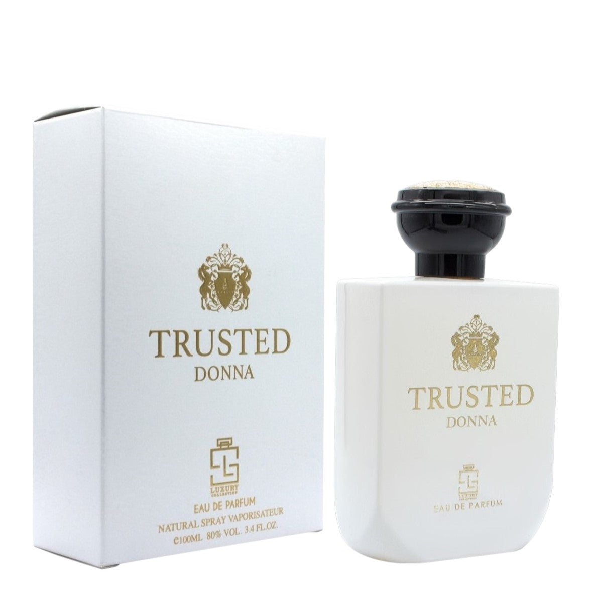 100 ml Eau de Perfume TRUSTED DONNA Ovocná Květinová Pižmová Vůně pro Ženy