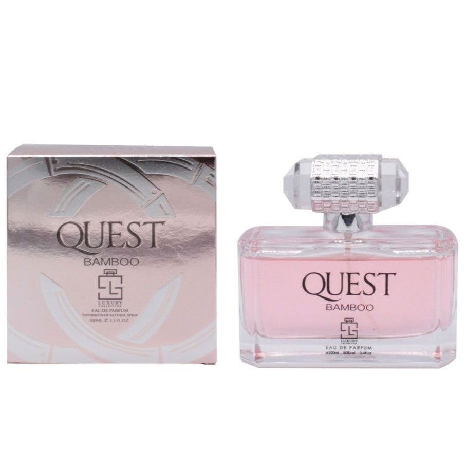100 ml Eau de Perfume QUEST BAMBOO Květinová Dřevitá Vůně pro Ženy 1 