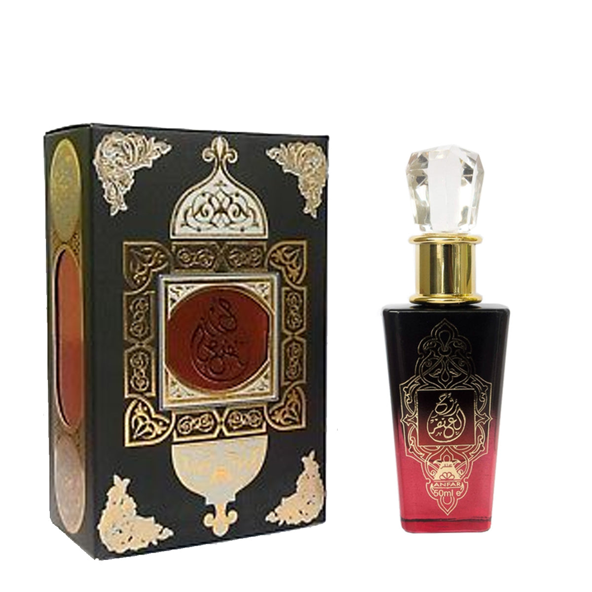 50 ml Eau de Parfum Rooh Al Anfar Orientální Kořeněná Dřevitá Vůně Pro Muže a Ženy 1 