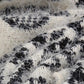 Pletené pončo, 80 cm x 130 cm, Černá a bílá barva