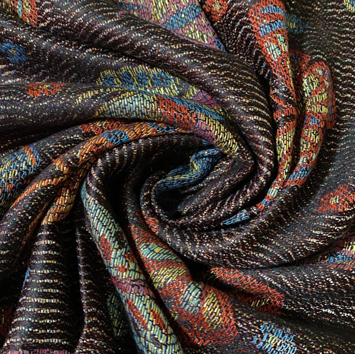 Šála-šátek ze 100% Pravého Pashmina Kašmíru, 70 cm x 170 cm, Lesklá černá s motýlím vzorem