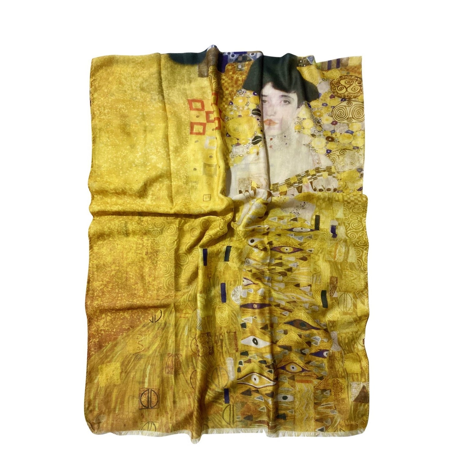 Bavlněná Šála-šátek, 70 cm x 180 cm, Klimt - Portrait of Adele