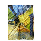 Hedvábná Šála-šátek, 70 cm x 180 cm, Van Gogh - Cafe Terrace At Night
