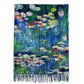 Vlněná šála-šátek, 70 cm x 180 cm, Monet-Water Lilies Painting