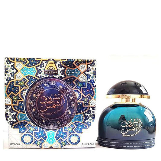 100 ml Eau de Parfum Shurooq Al Shams Orientální Dřevitá Vůně pro Muže