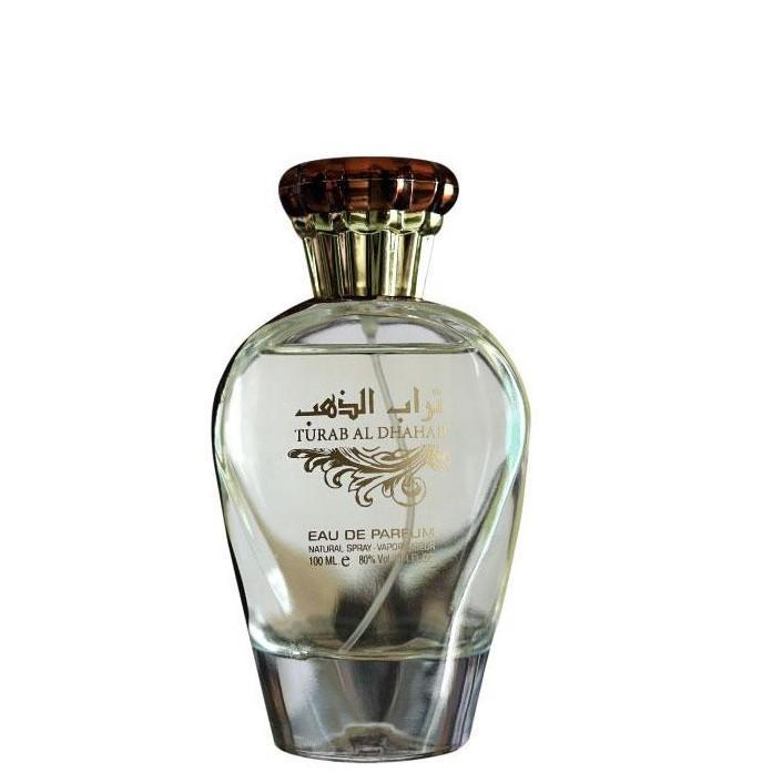 100 ml Eau de Parfume Turab Al Dhahab Sada Orientální Sladká Pižmová Vůně pro Muže a Ženy