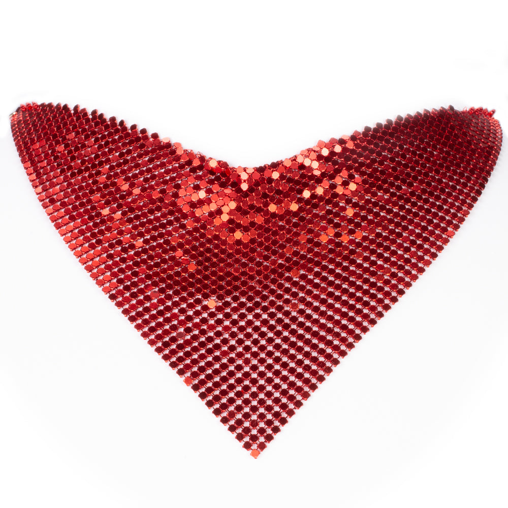 Pozlacená Slitinová Sada s Červeným Emporia® Křišťálem ( Náhrdelník+Náušnice ) 2 