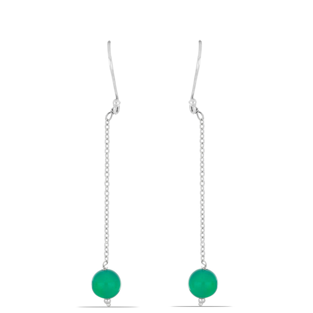 Stříbro 925/1000 - Sada se Zeleným Křemenem ze Spruce Pine - Karátové číslo: 273.66. přibližná hmotnost: 58.78 gramů