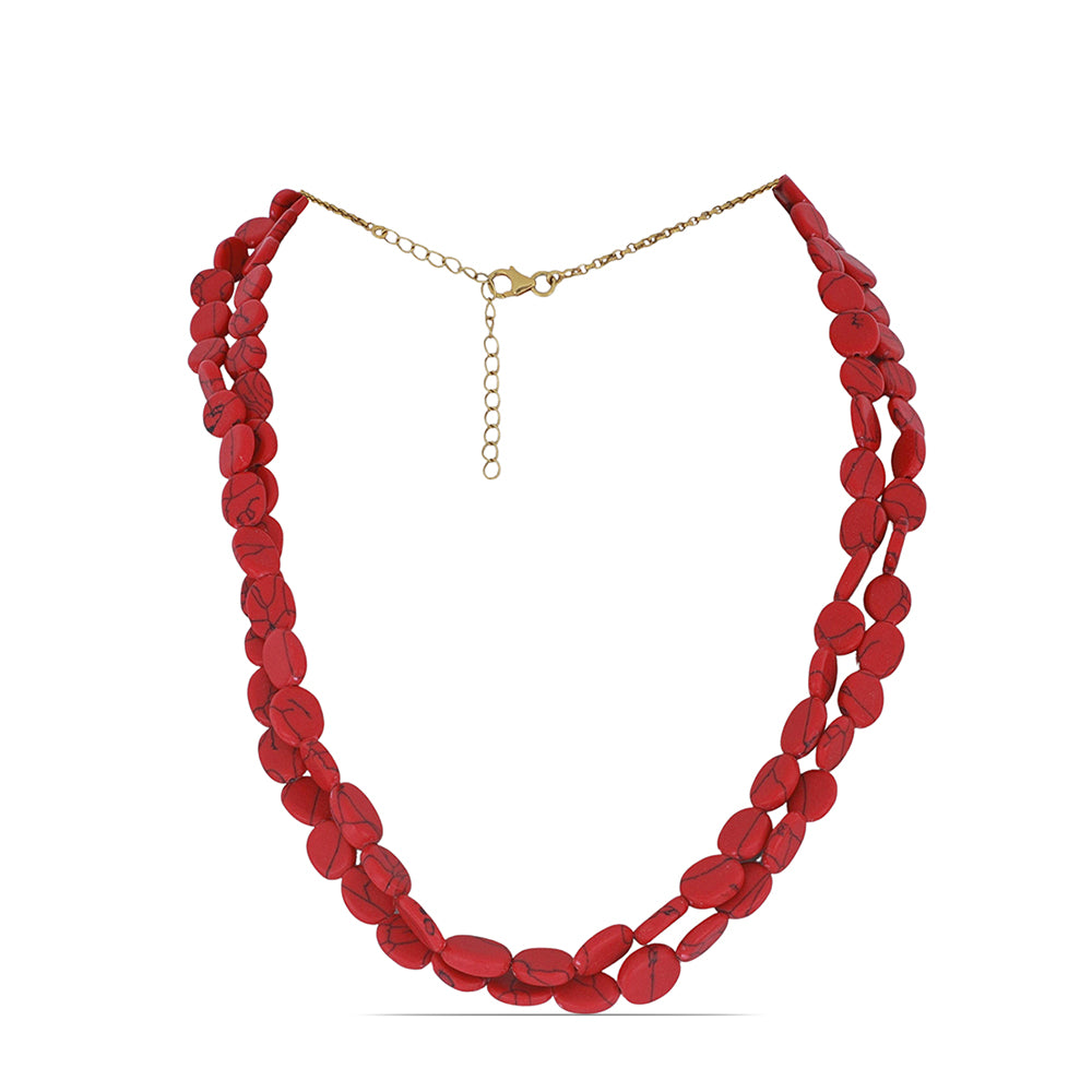 Pozlacené Stříbro 925/1000 - Náhrdelník s Mohavským Tyrkysem - Karátové číslo: 145.61. přibližná hmotnost: 30.07 gramů 1 