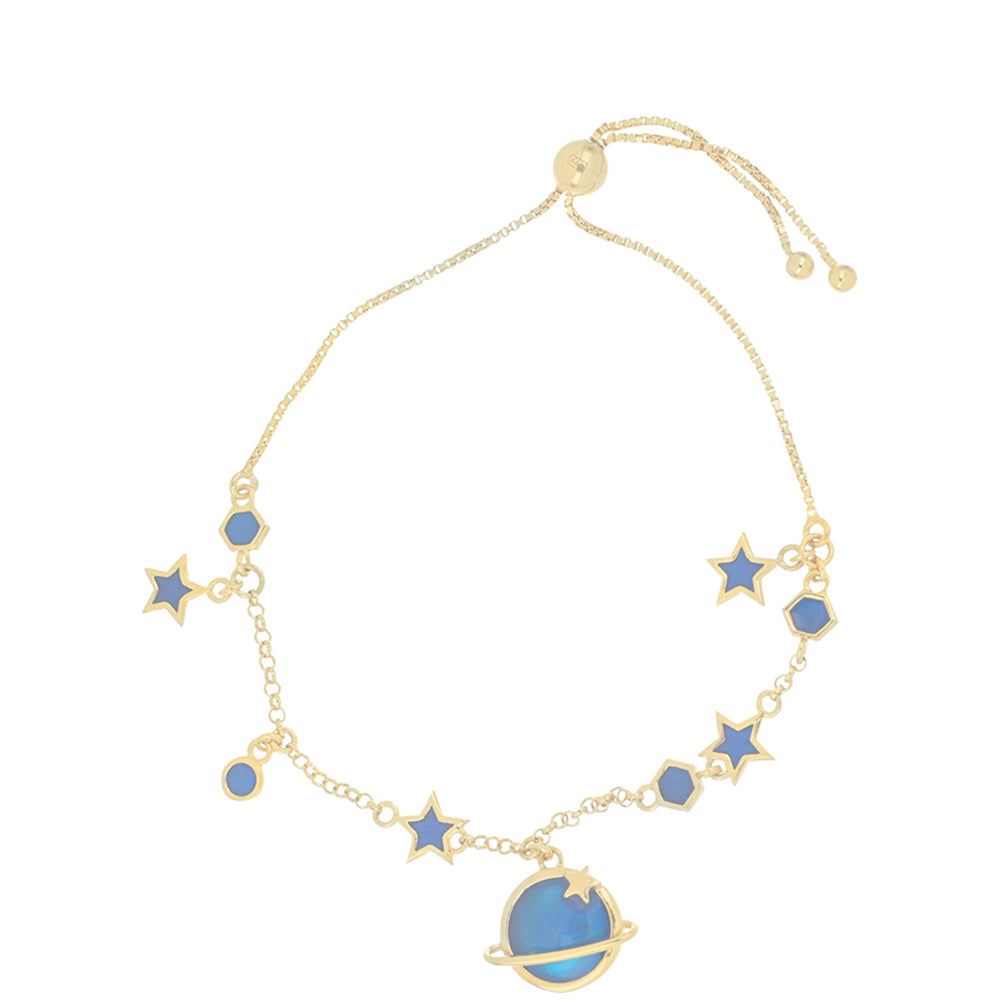 Pozlacené Stříbro 925/1000 - Náramek se Smaltem přibližná hmotnost: 6.34 gramů 1 