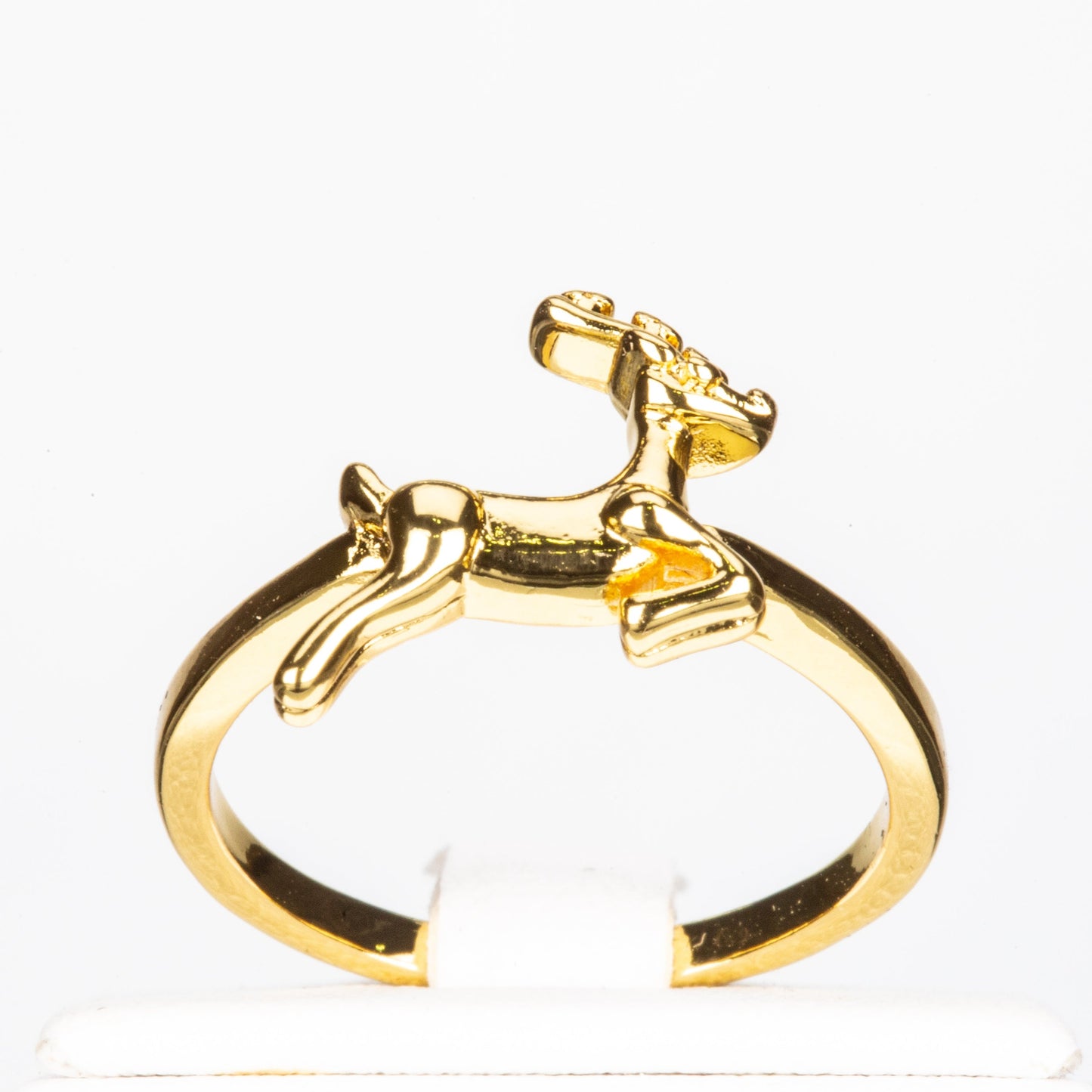 Pozlacená slitina - Sada s Červeným Emporia® Křišťálem ( Prsten )