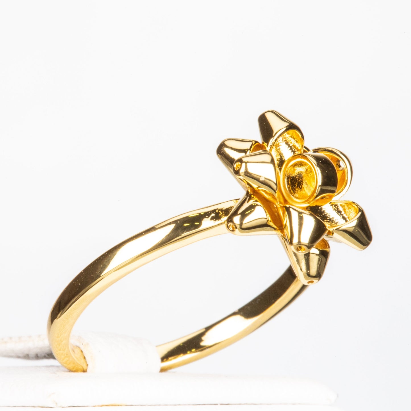 Pozlacená slitina - Sada s Červeným Emporia® Křišťálem ( Prsten )