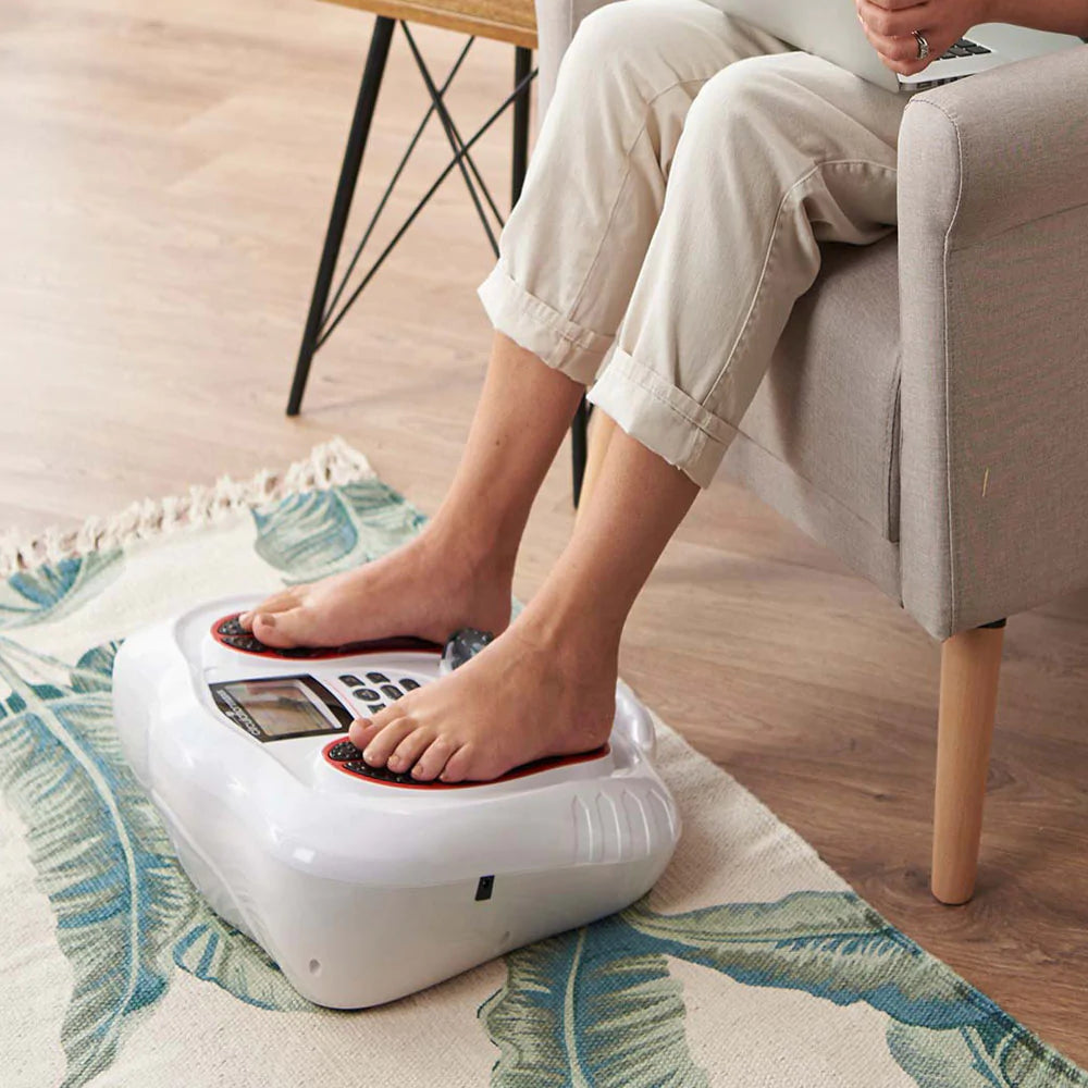 Circulation Maxx Elektrický Svalový Stimulátor pro Revitalizaci Nohou a Zlepšení Krevního Oběhu