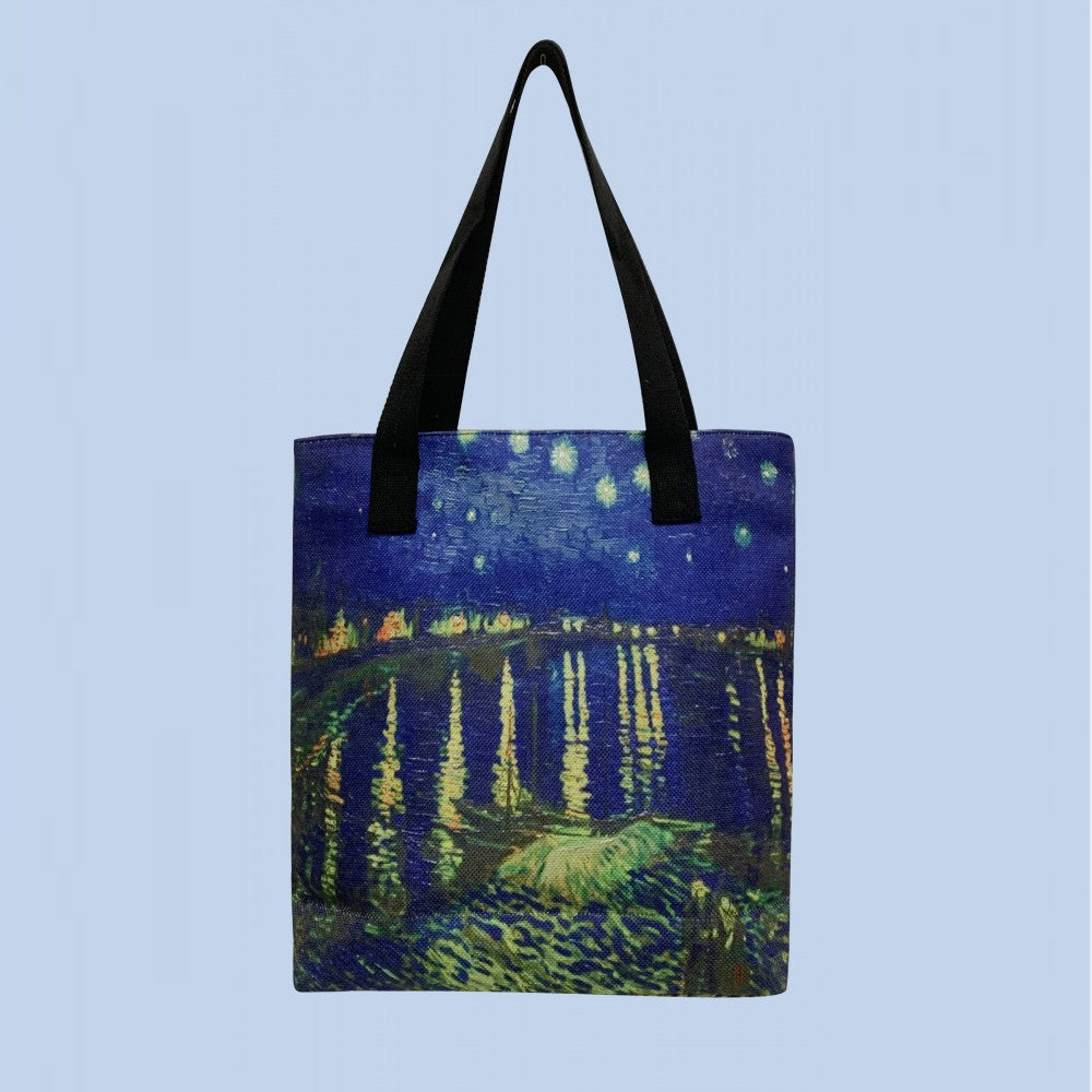 Nákupní taška, Van Gogh - Starry Night Over The Rhone, 38 cm x 10 cm x 36 cm